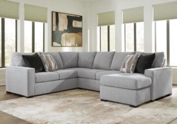 Lakepoint Nickel 2pc. RAF Chaise Sectional