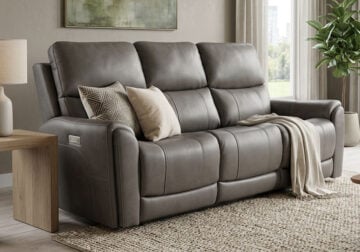 Aviator Smoke Power Reclining Sofa