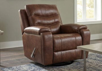 Carolina Brown Swivel Glider Recliner