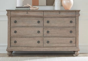 Rustic Traditions Saddle Tan Dresser