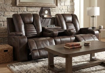 Vantage Bolero Coffee Power Reclining Sofa
