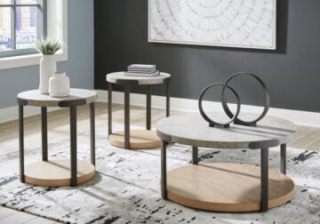 Darthurst Light Brown 3pc. Occasional Table Set
