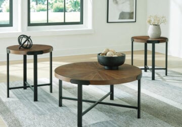 Crosstrail Brown 3pc. Occasional Table Set