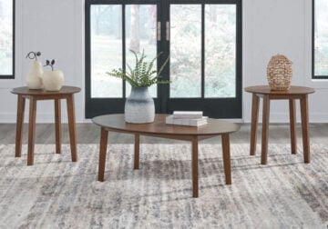 Gordonay Brown 3pc. Occasional Table Set