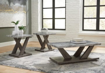 Bensonale Brown/Gray 3pc. Occasional Table Set